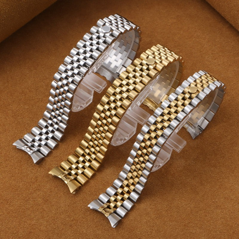 Orologio bracciale acciaio solido