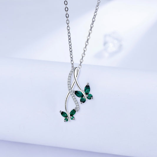 Collana farfalla corta da donna