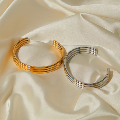 Braccialetto Costolato Oro