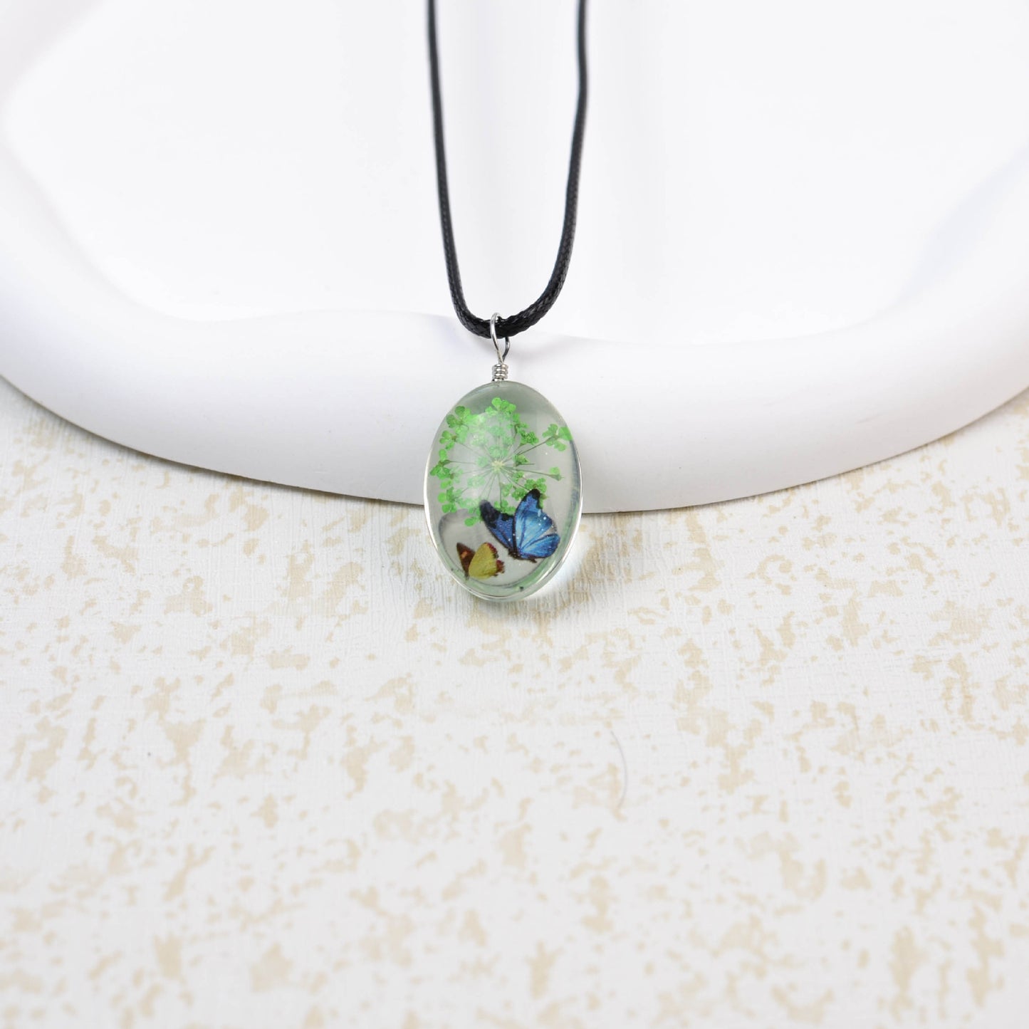 Collana Farfalla e Fiore
