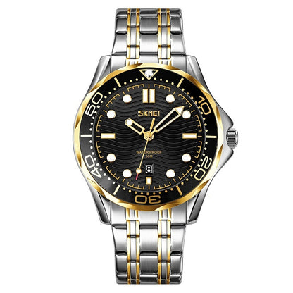 Orologio al quarzo luminescente da uomo