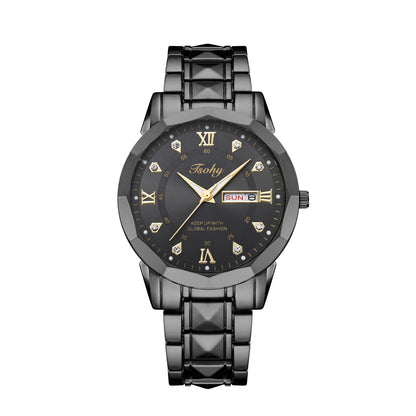 Orologio uomo calendario doppio