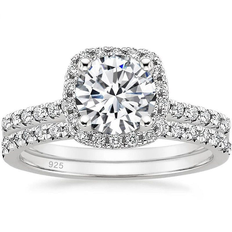 Anello zircone argento 925