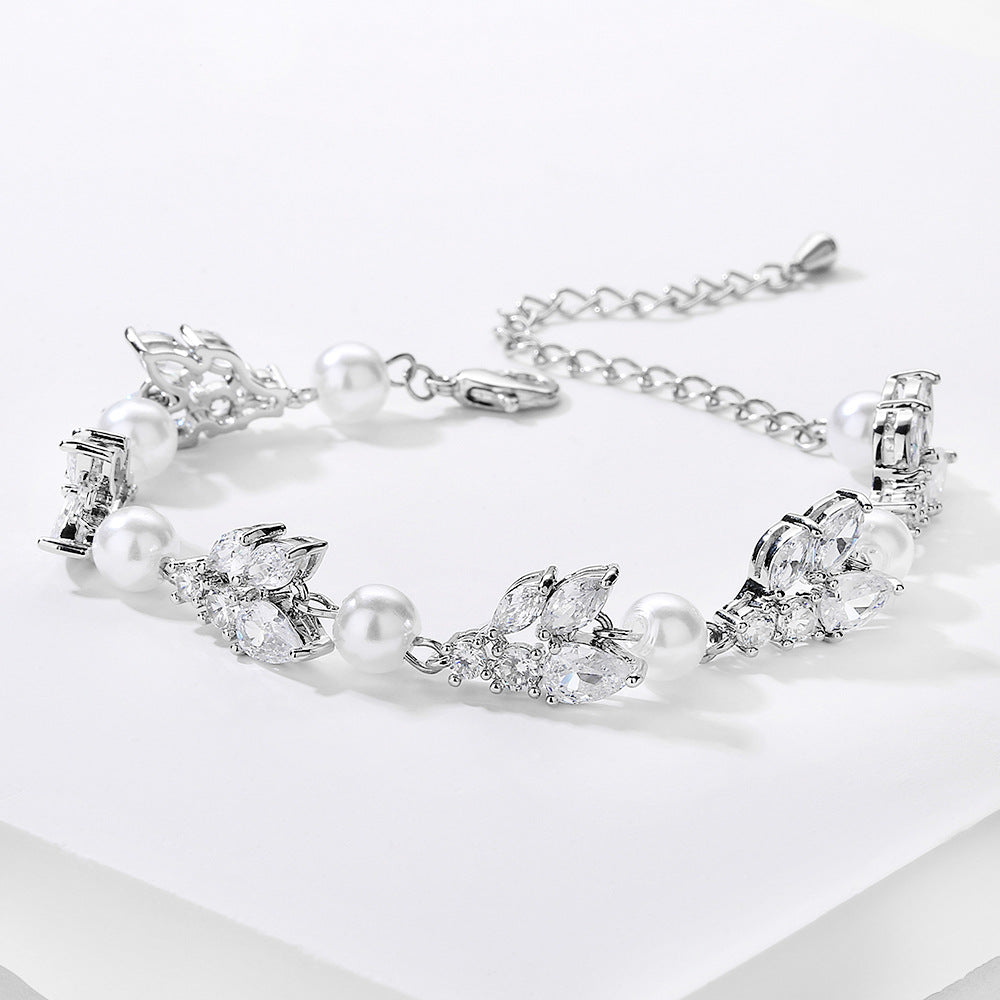Collana zirconi micro-incastonata