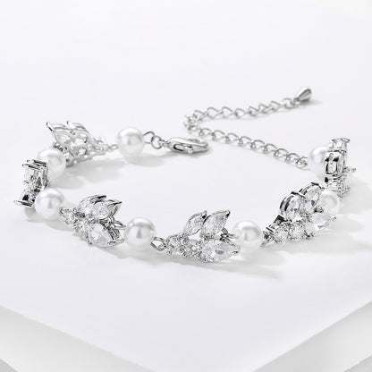 Collana zirconi micro-incastonata
