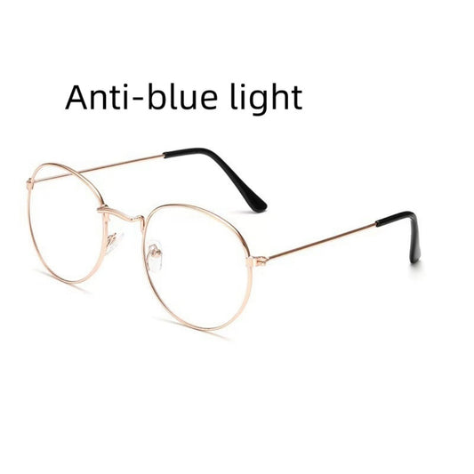 Occhiali anti luce blu tondi retrò
