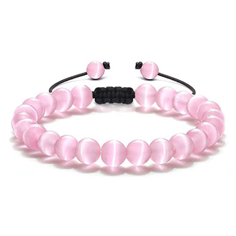 Bracciale occhio di gatto colorato