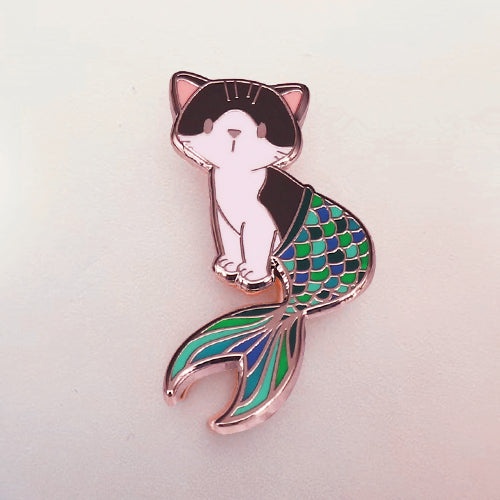 Spilla gatta sirena