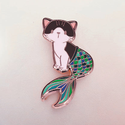 Spilla gatta sirena