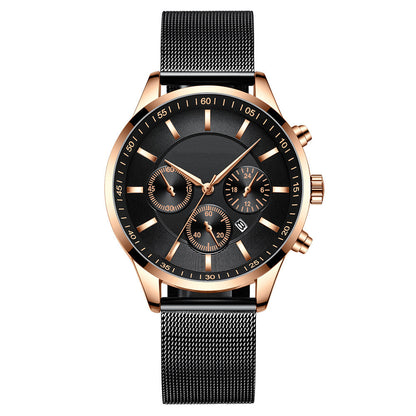 Orologio uomo mesh impermeabile