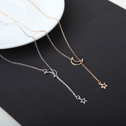Collana Luna e Stelle corta