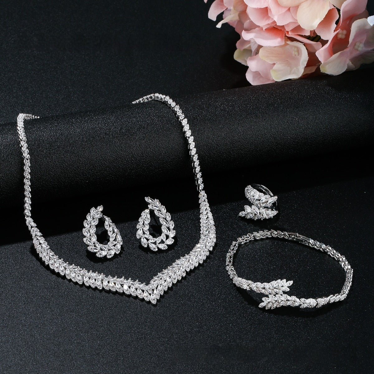 Set sposa con zirconi