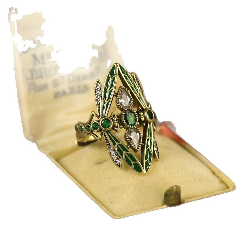 Anello libellula donna vintage