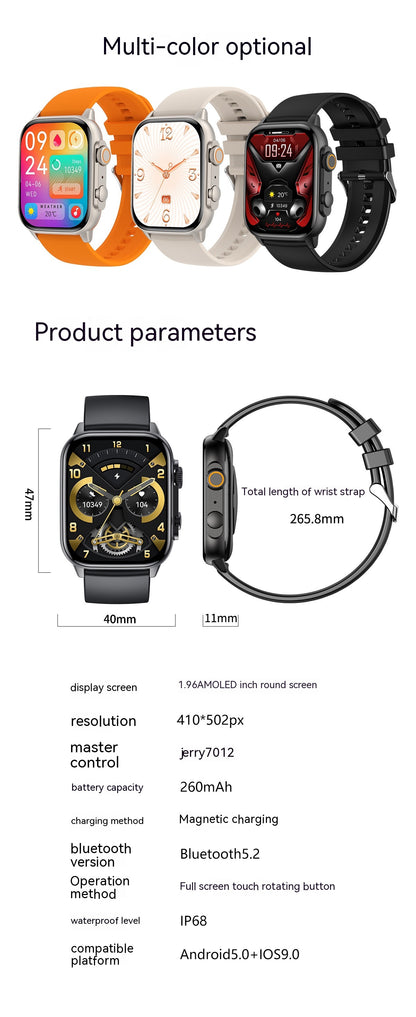 Smartwatch sportivo schermo grande HD