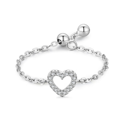 Anello farfalla zirconi diamante