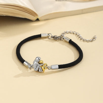 Coppia bracciali intrecciati