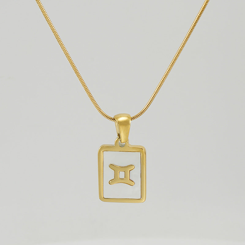 Collana costellazione acciaio