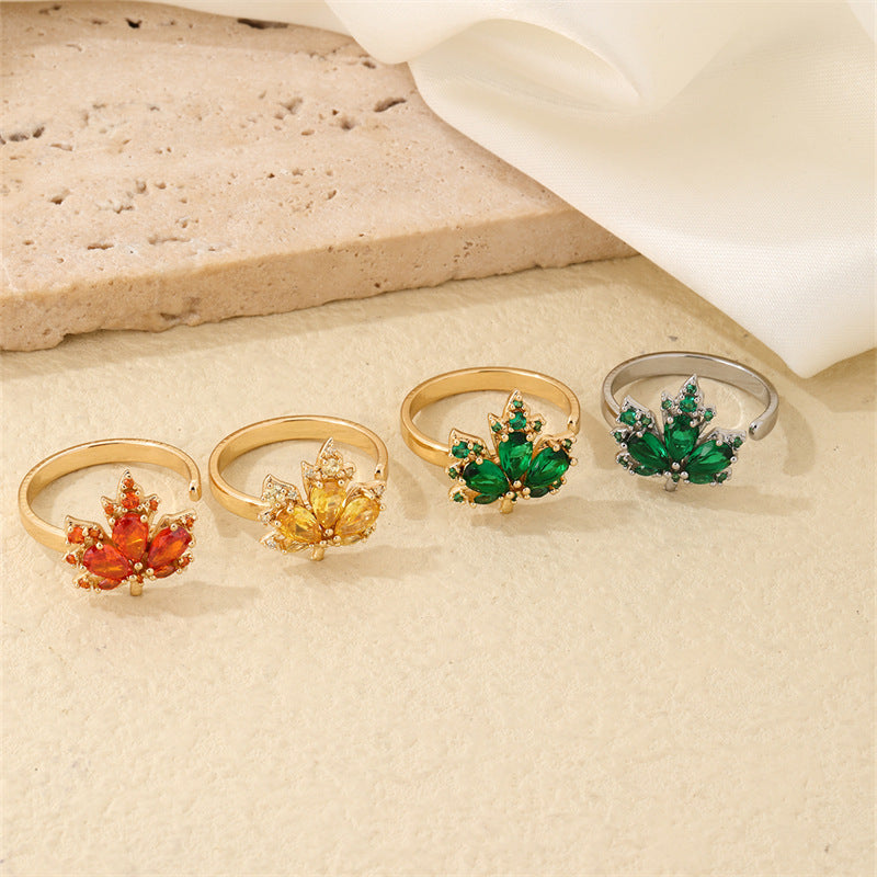 Anello Foglia d'Acero