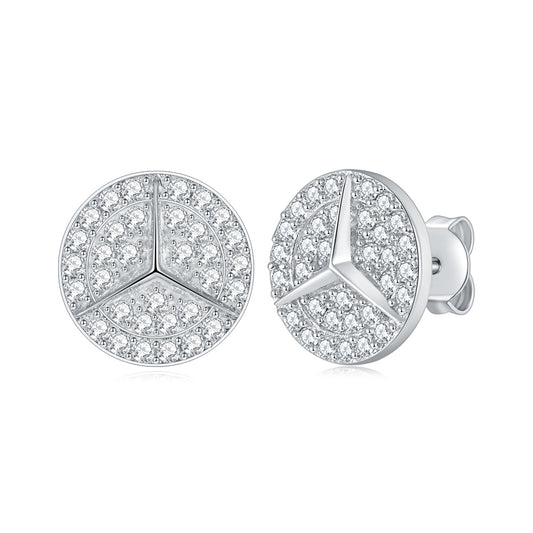 Orecchini stella moissanite