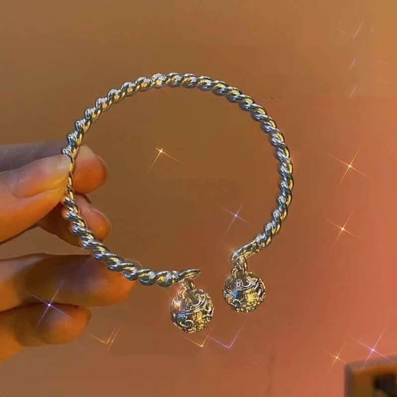 Bracciale campanelle geometriche