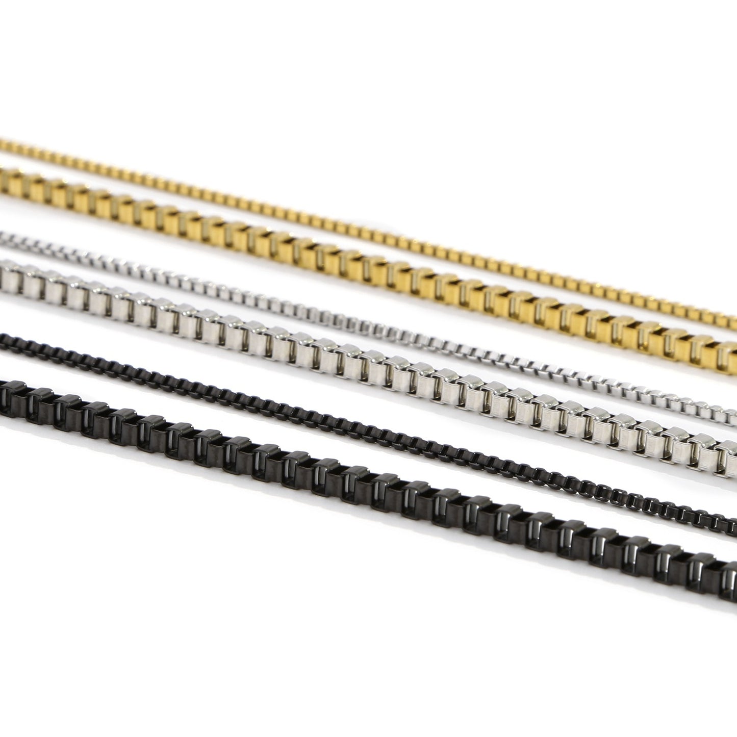 Catena acciaio maglie quadrate