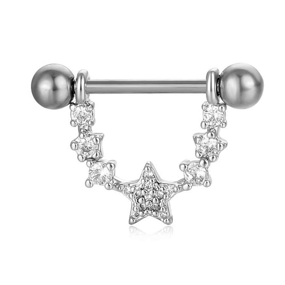 Anello zircone traforato
