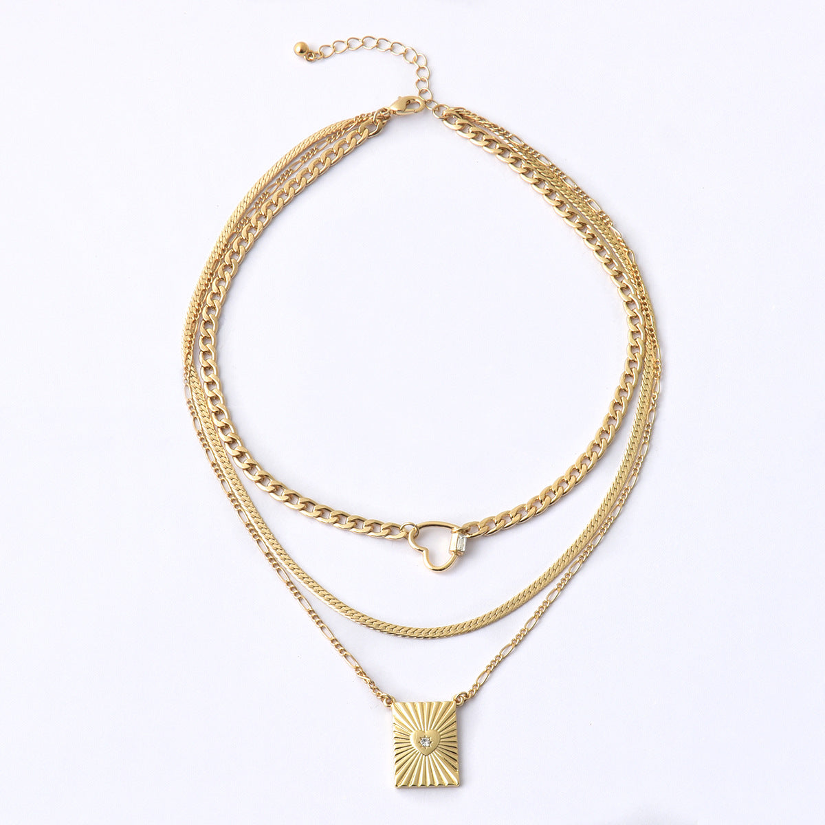 Collana a doppio cuore