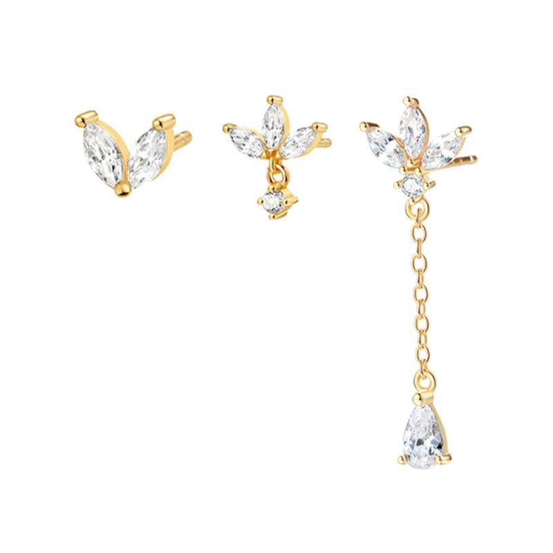 Orecchini diamante impilabili