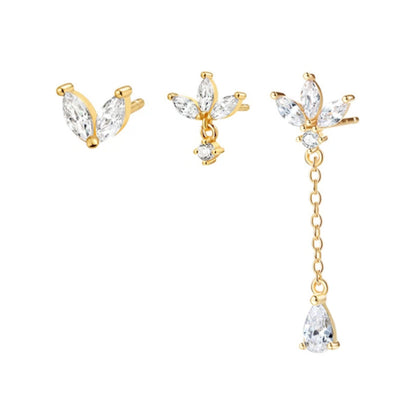 Orecchini diamante impilabili