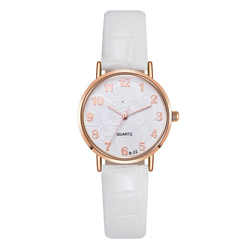 Orologio da donna impermeabile semplice al quarzo