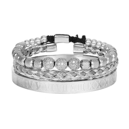 Bracciale scheletro intrecciato