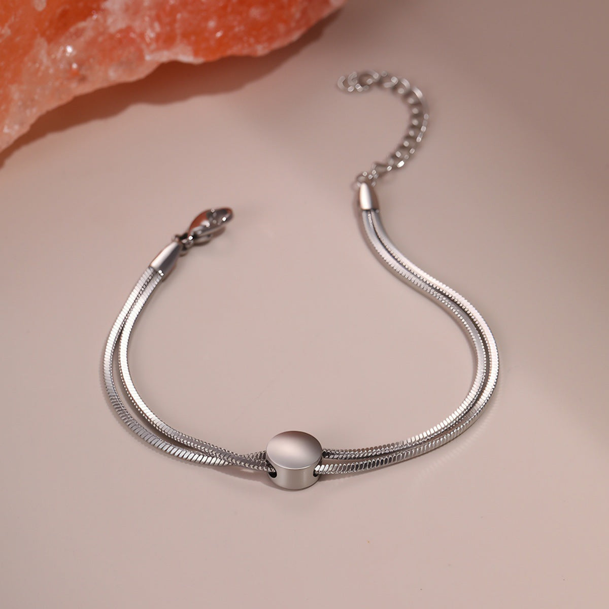 Bracciale catena serpente oro