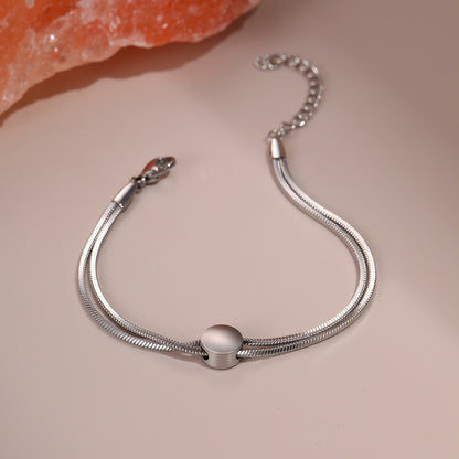 Bracciale catena serpente oro