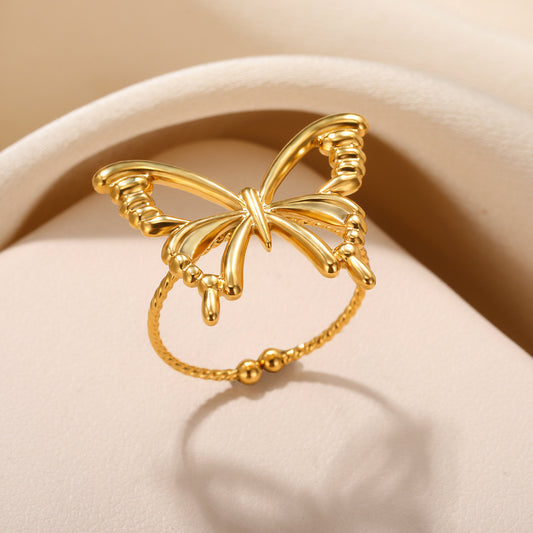 Anello farfalla cuori