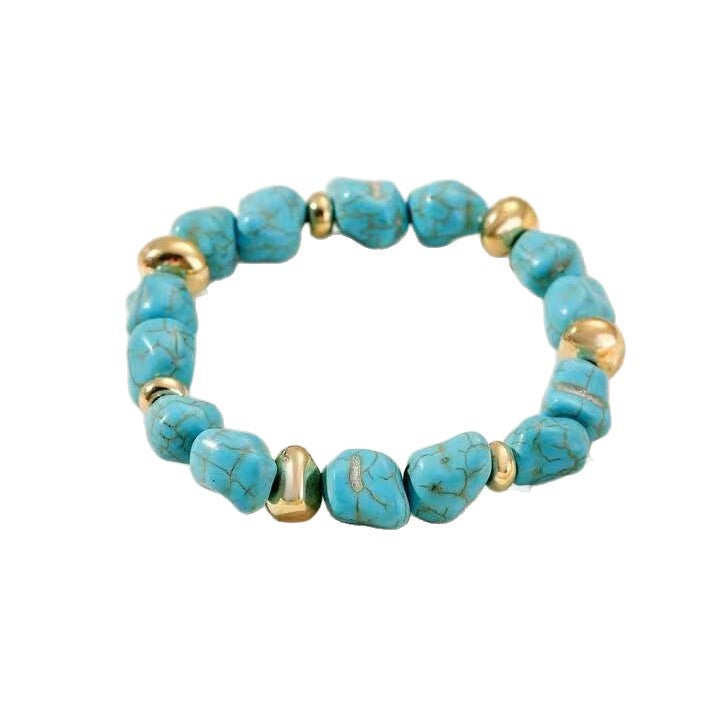Braccialetto boho turchese unico