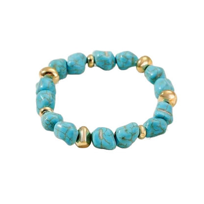 Braccialetto boho turchese unico