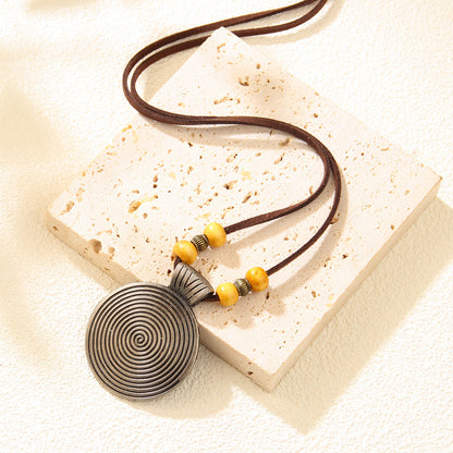 Collana Pelle Etnica