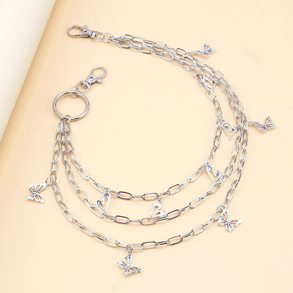 Collana multistrato farfalla
