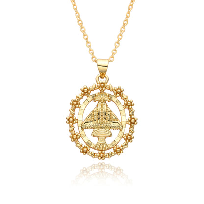 Collana rame zirconi micro da donna