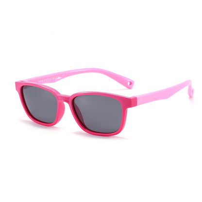 Occhiali da sole bambini silicone quadrati