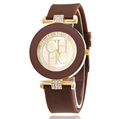 Orologio silicone al quarzo da donna