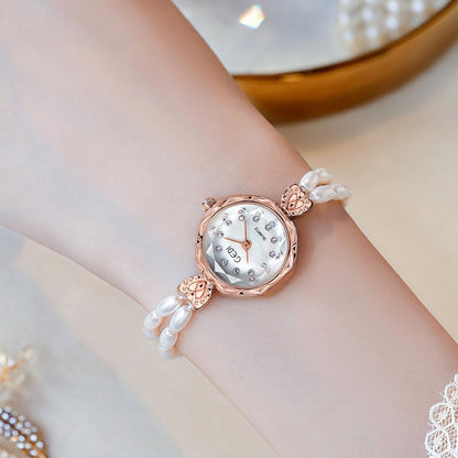 Orologio cinturino di perle