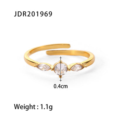 Anello acciaio titanio francese