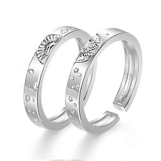 Anello stelle e luna