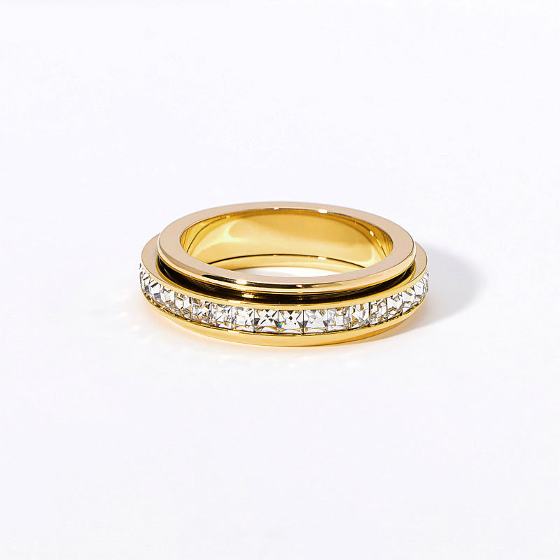 Anello Quadrato diamante