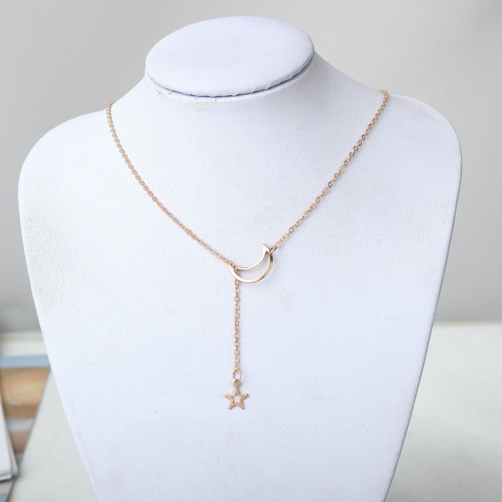 Collana Luna e Stelle corta