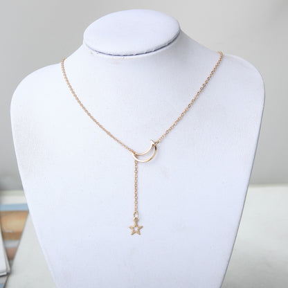 Collana Luna e Stelle corta