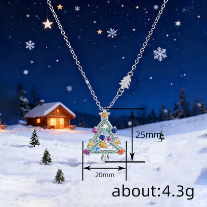 Collana albero di Natale da donna