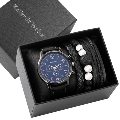 Set orologio e bracciale al quarzo