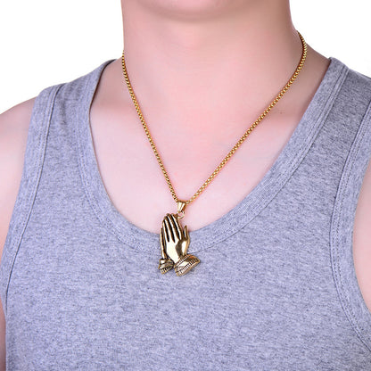 Collana acciaio titanio doppia da uomo